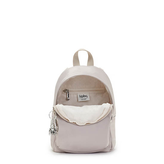 Plecaki Kipling Delia Compact Metallic Convertible Białe | PL 1656YX